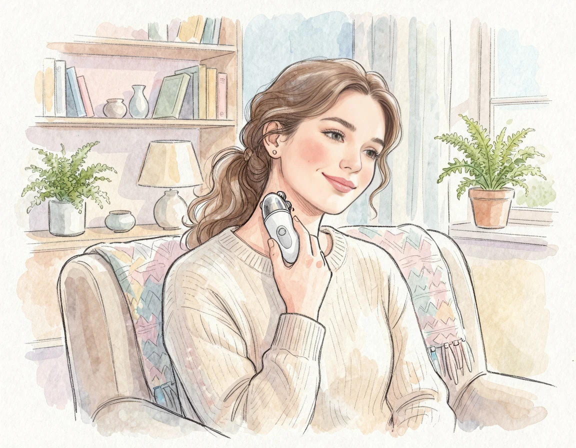 찐 만족! 목주름 갈바닉 기기 효과와 목주름 없애는 홈케어 방법