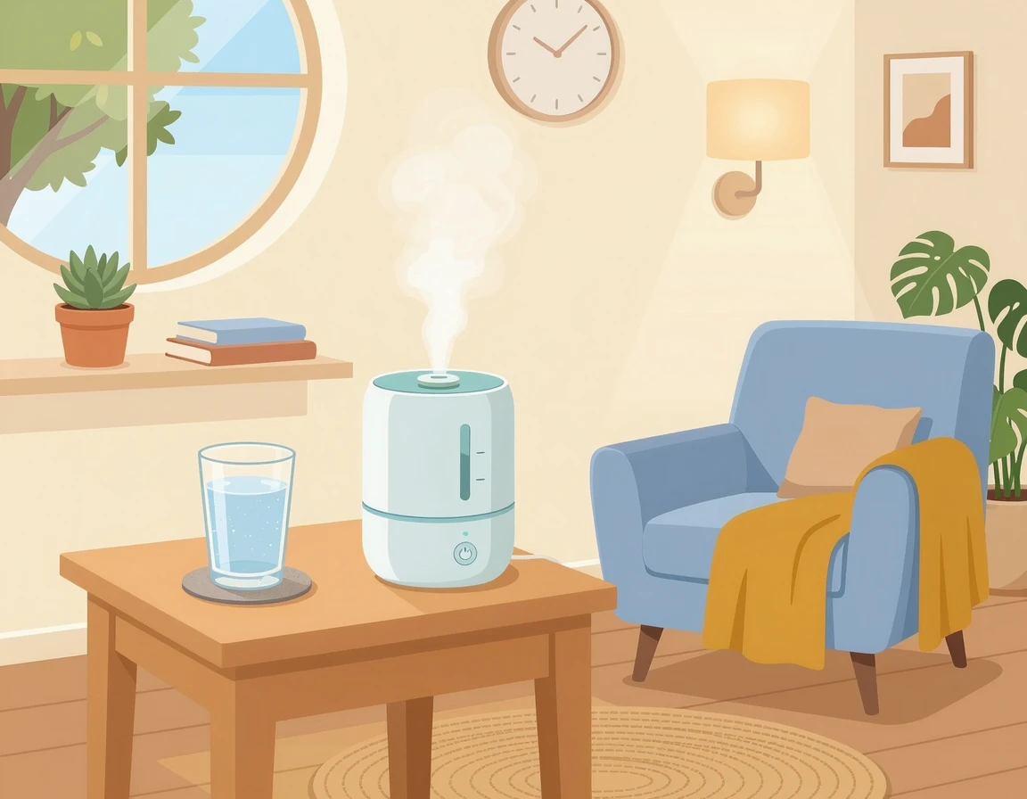 가습기와 물 한 잔으로 수분을 챙기는 일상