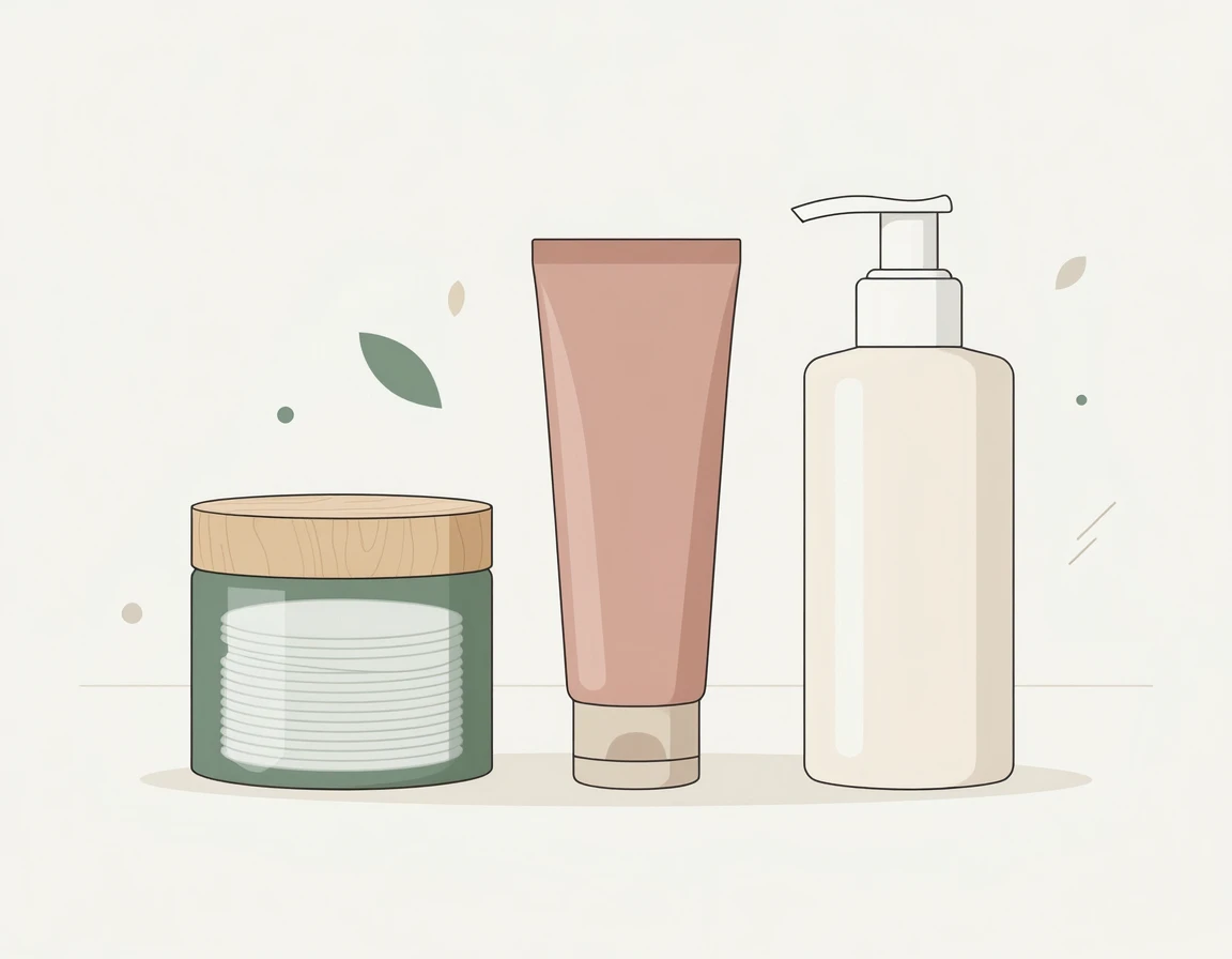 올리브영에서 추천하는 진정 패드, 시카 밤, 올인원 로션 일러스트