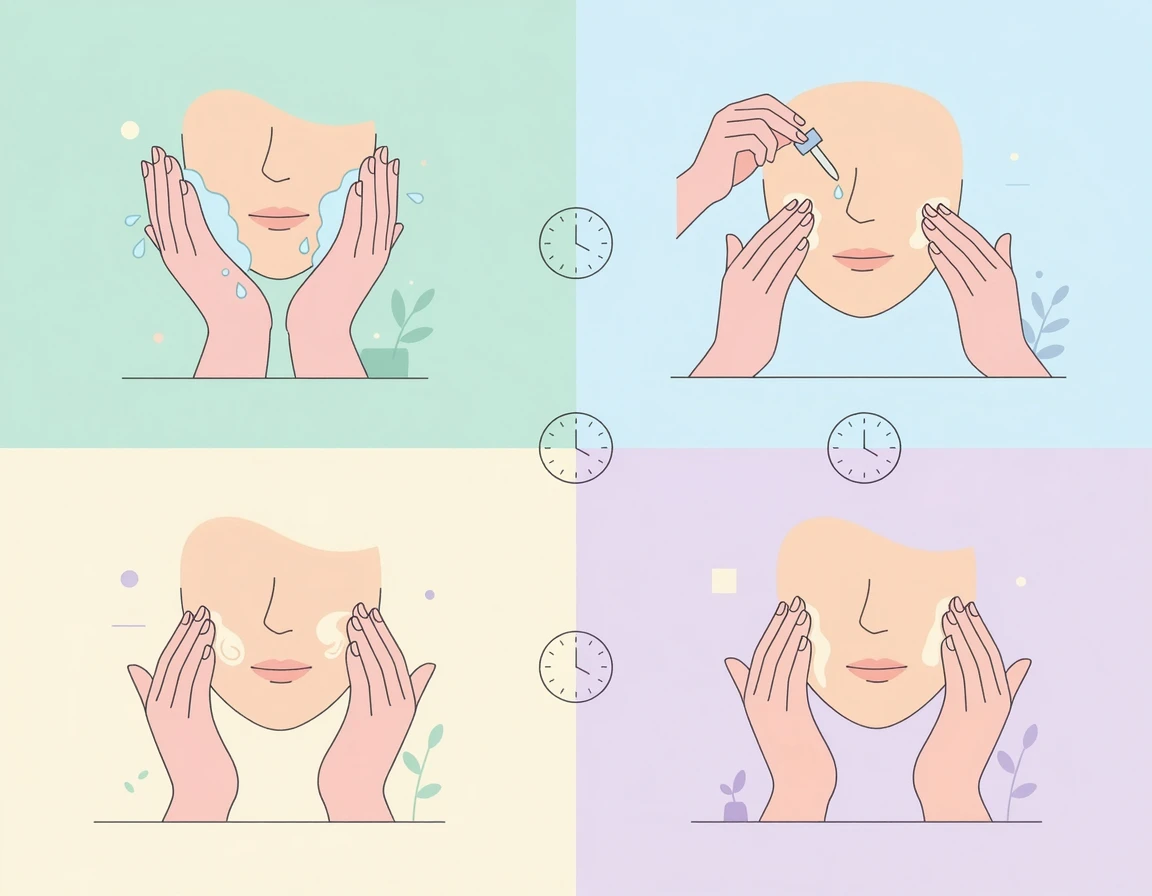히알루론산 세럼 올바르게 겹쳐 바르는 순서